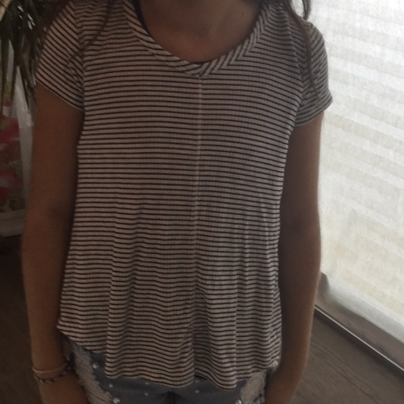 art class Other - Black and white stripe tee.